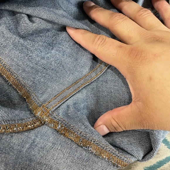 Women's Madewell High Riser Skinny Blue Jeans Size 32 x 27 inseam - Picture 9 of 10